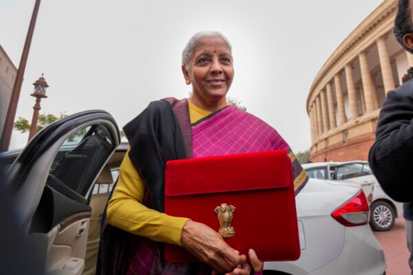 Finance Minister Nirmala Sitharaman presents Union Budget 2026-27 in New Delhi
