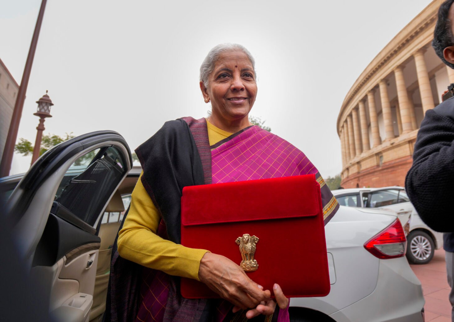 Finance Minister Nirmala Sitharaman presents Union Budget 2026-27 in New Delhi