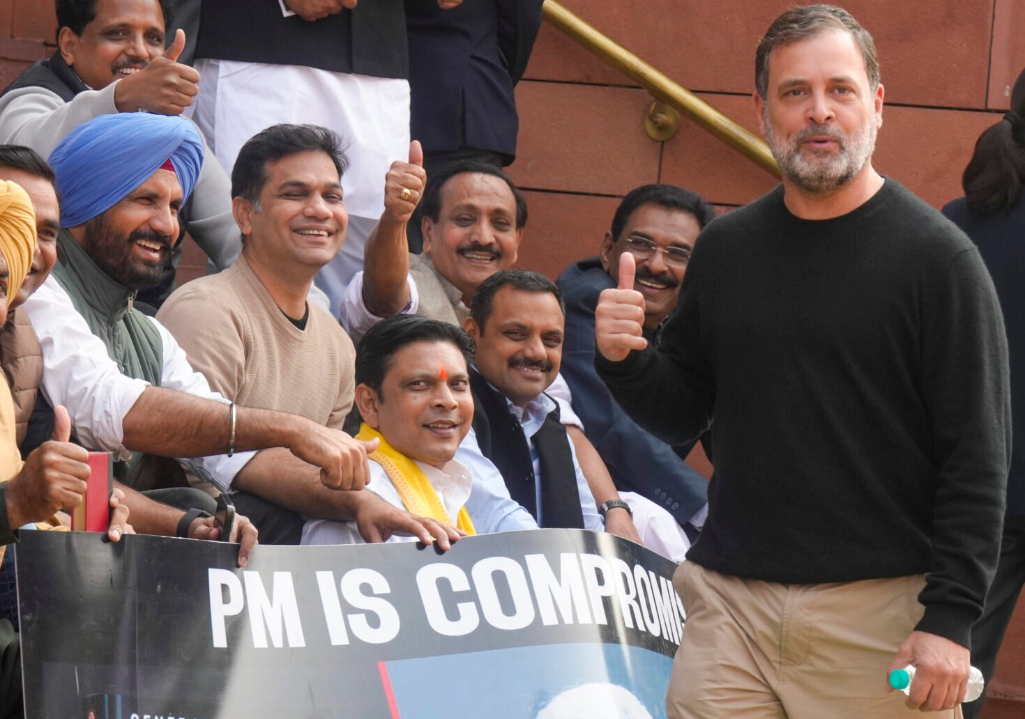 Rahul Gandhi during Budget Session of Parliament