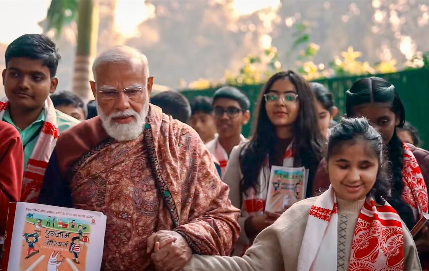 PM Modi interacts with students in Delhi