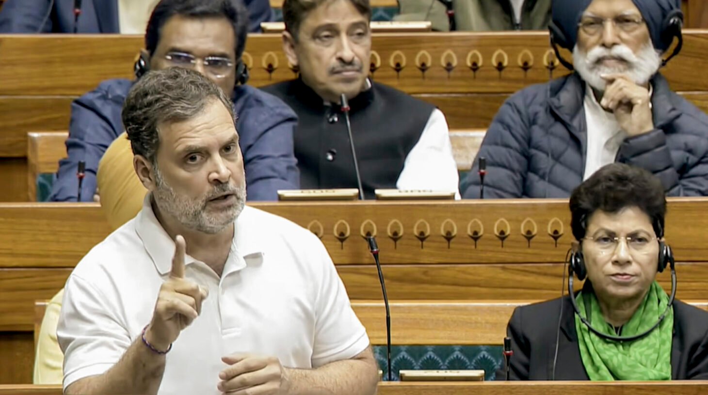 Rahul Gandhi in Budget Session of Parliament