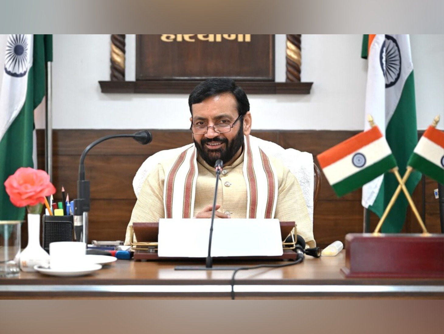 Haryana CM Nayab singh saini on animal husbandry