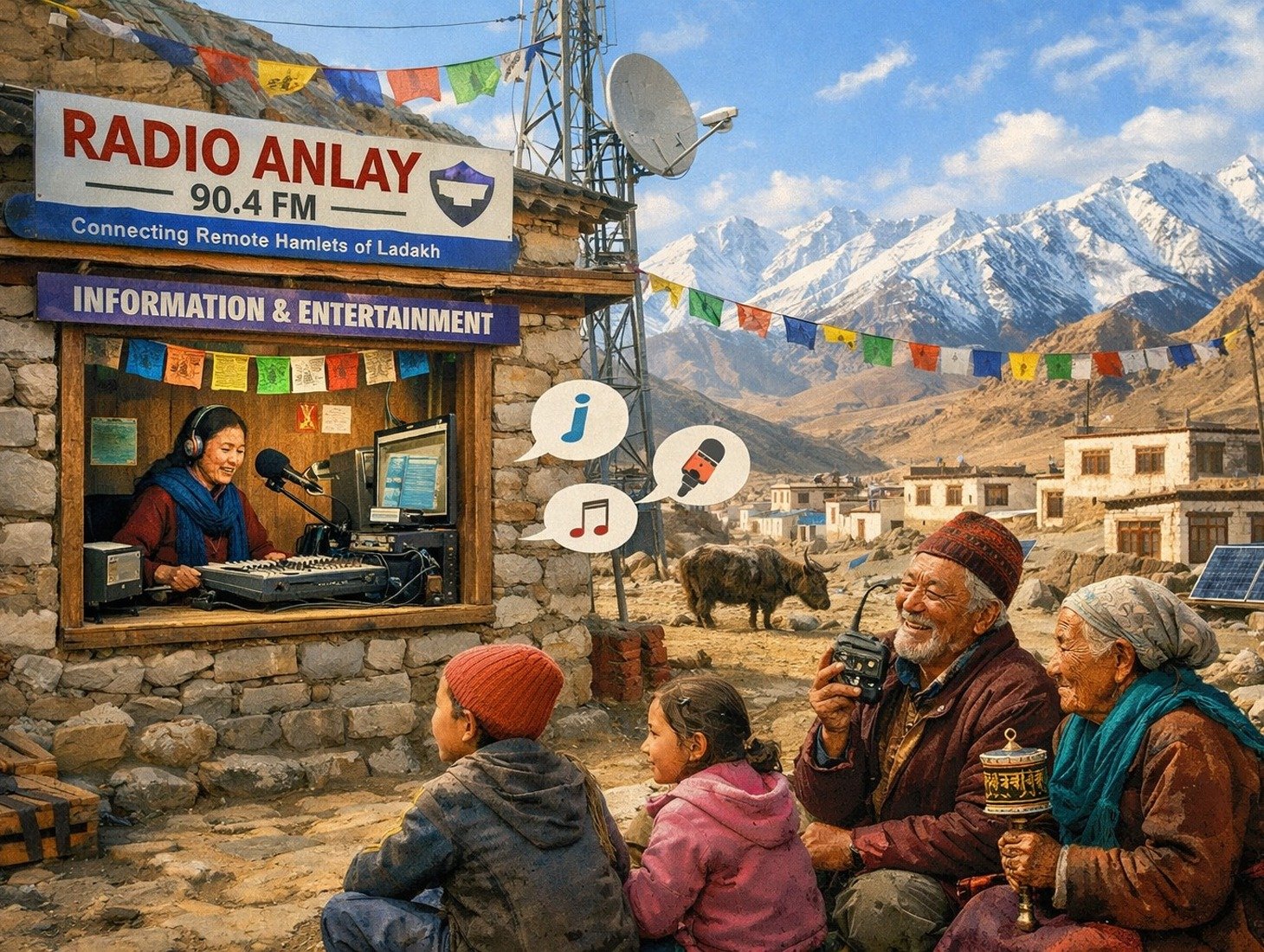 Radio Anlay connects remote hamlets in Ladakh