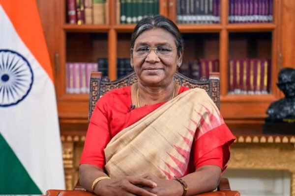 Murmu lays foundation stone