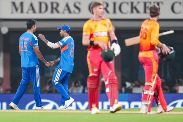 Abhishek Sharma, Hardik Pandya and Tilak Varma Power India to 72-Run Win Over Zimbabwe to Stay Alive in T20 World Cup