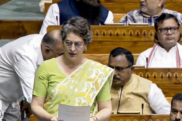 Priyanka Gandhi Seeks Parliament Debate on West Asia Crisis, Says PM Modi Offered ‘Nothing New’