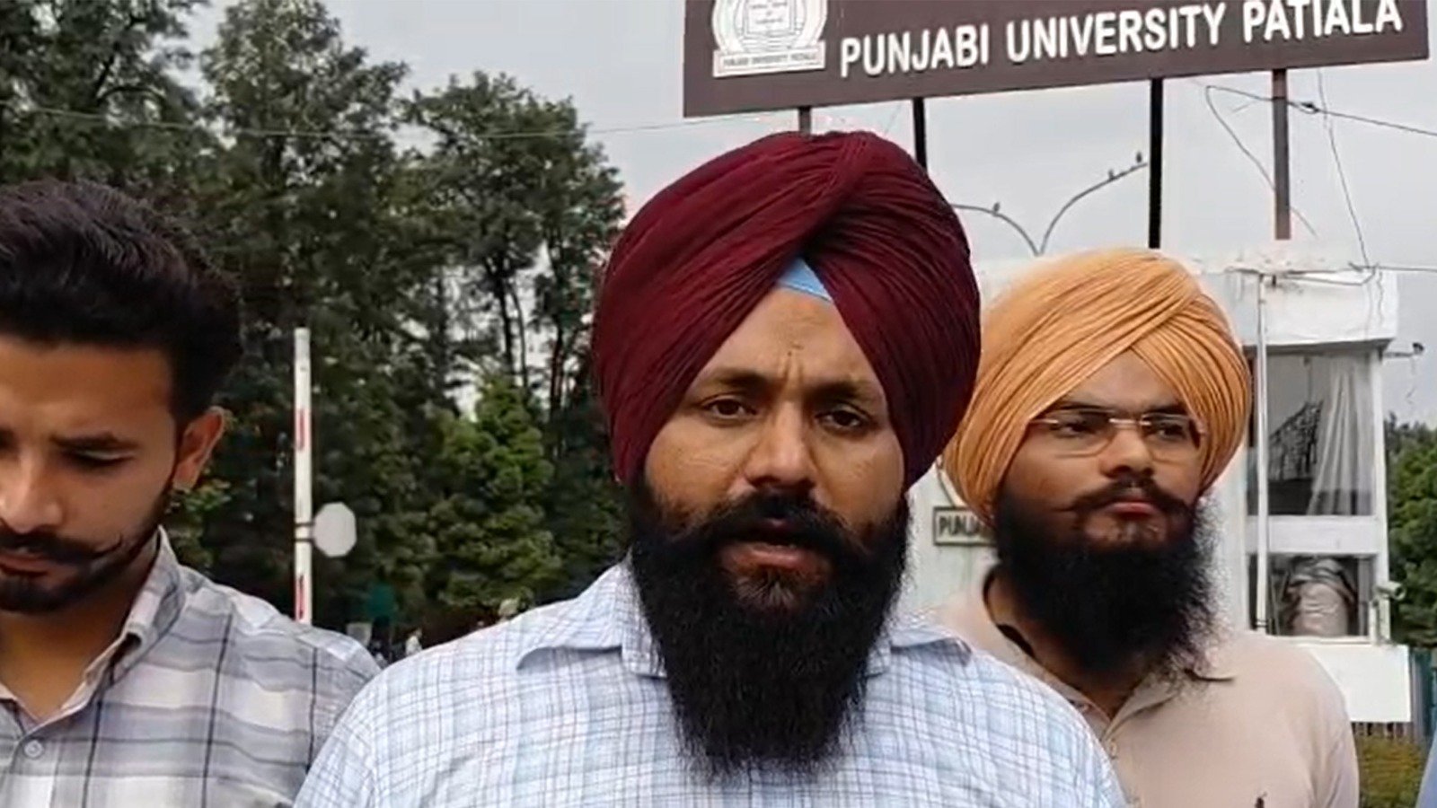 Students Protest BBMB Rule Changes at Punjabi University