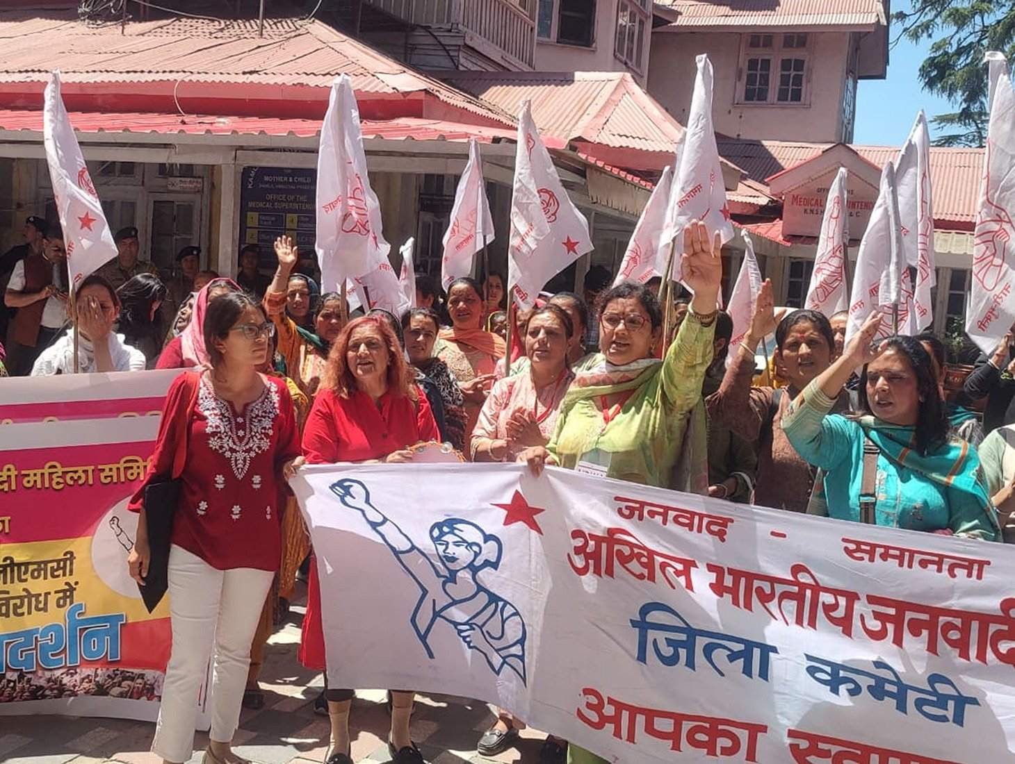 Shimla protest