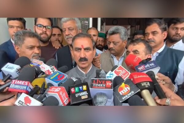 Sukhu Says Himachal Won’t Compromise Interests, Attacks BJP Over Past Agreements