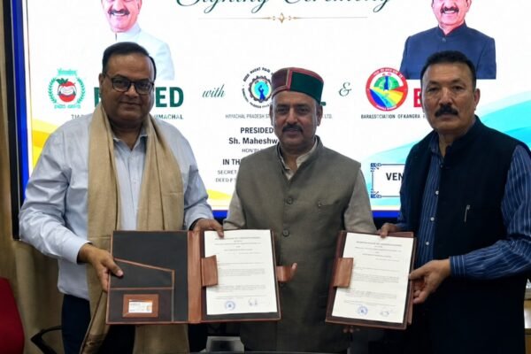 Himfed Signs MoUs to Boost Export of Himachal Products and Improve Seed Supply