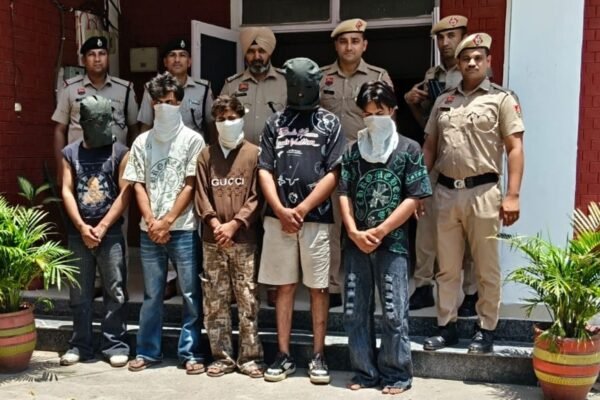 Five Arrested with Weapons in Kalka; Police Avert Major Crime