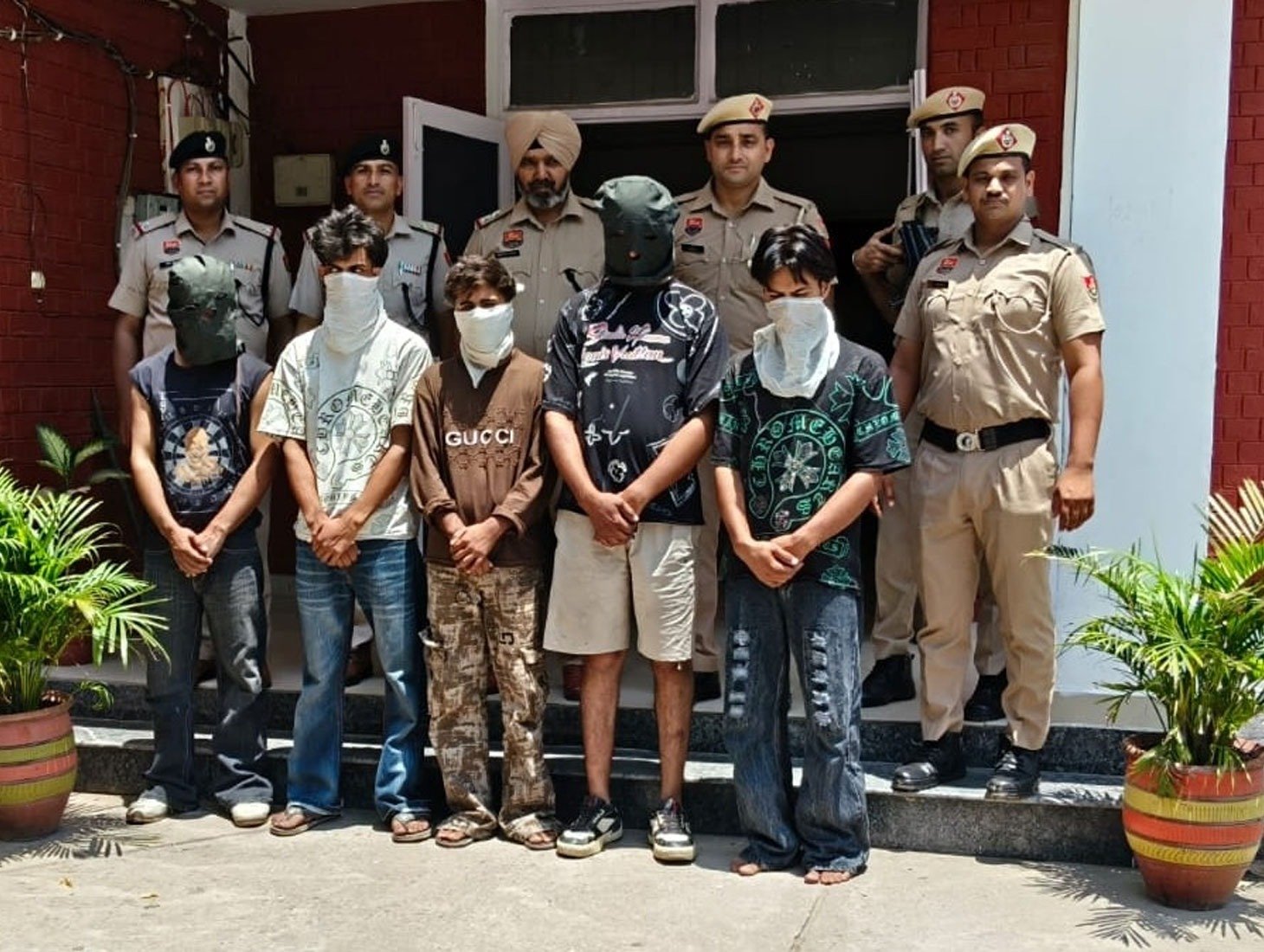 Five Arrested with Weapons in Kalka; Police Avert Major Crime