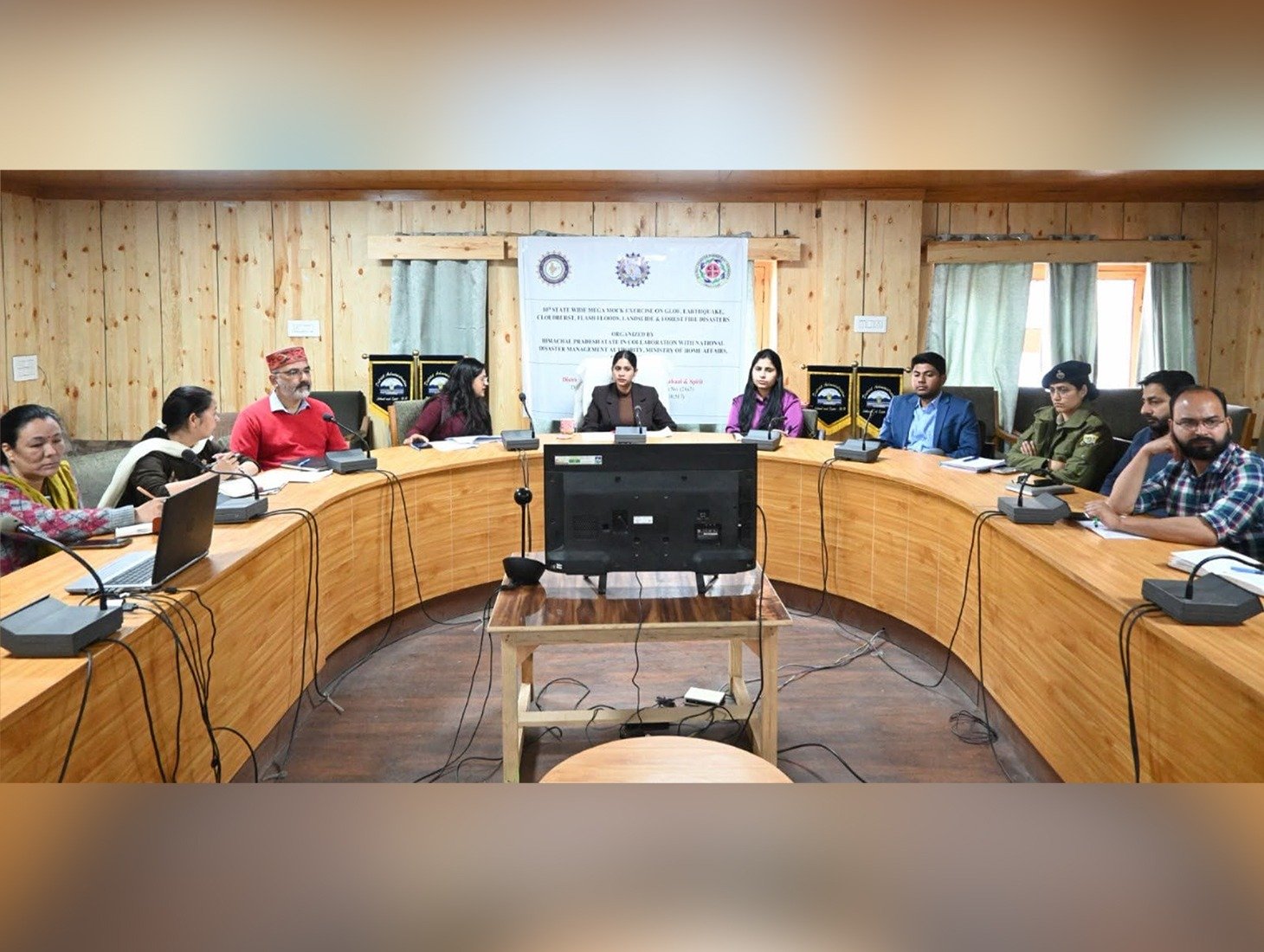 Officials Assess Flood, Landslide, and GLOF Preparedness in Lahaul-Spiti